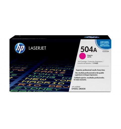 HP Cartucho de tóner original LaserJet 504A magenta