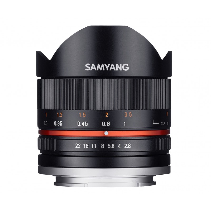 Samyang 8mm F2.8 UMC Fish-eye II SLR Negro
