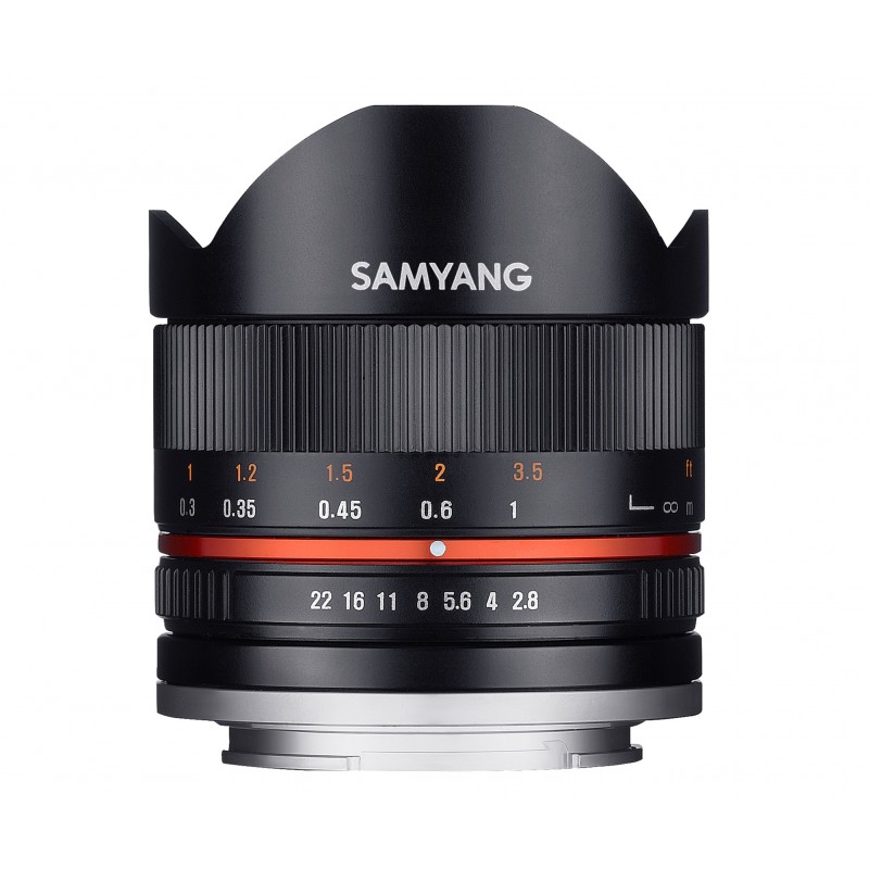 Samyang 8mm F2.8 UMC Fish-eye II SLR Schwarz