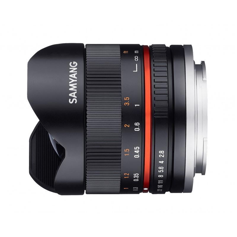 Samyang 8mm F2.8 UMC Fish-eye II SLR Noir