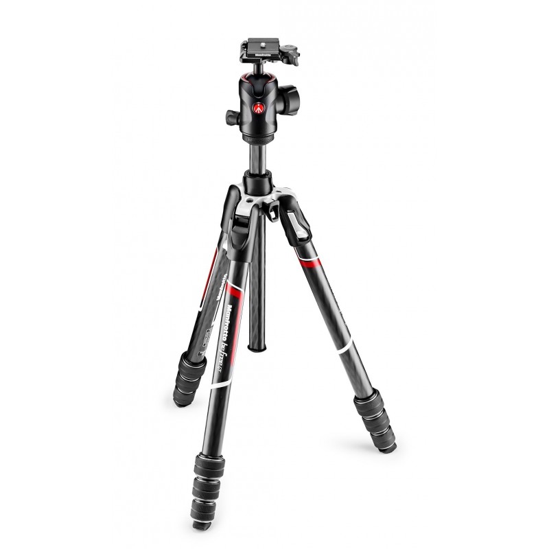 Manfrotto MKBFRTC4GT-BH treppiede Videocamera portatile 3 gamba gambe Nero, Argento