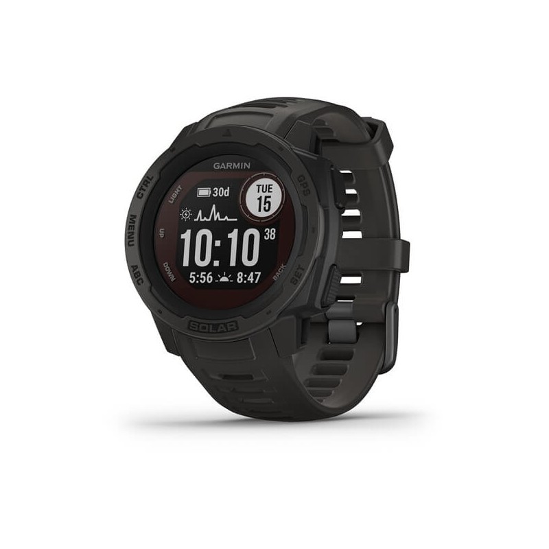 Garmin Instinct Solar MIP Grafito GPS (satélite)