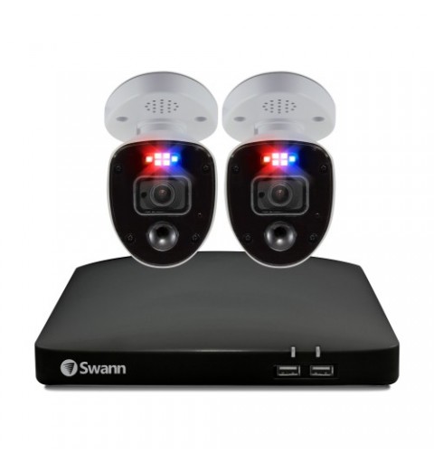 Swann SWDVK-456802RL-EU Videoüberwachungskit Verkabelt 4 Kanäle