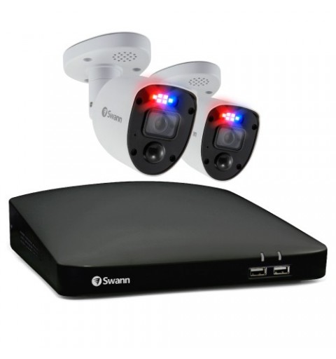 Swann SWDVK-456802RL-EU kit de vidéo-surveillance Avec fil 4 canaux