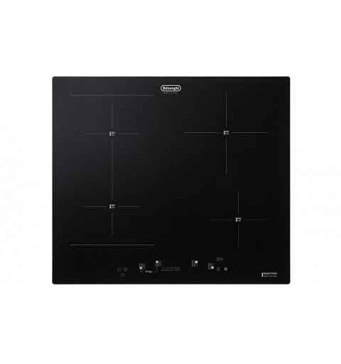 De’Longhi TIN 65 PRO hob Black Built-in 58 cm Zone induction hob 4 zone(s)