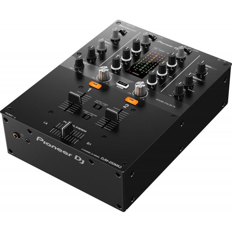 Pioneer DJM-250MK2 audio mixer 2 channels 20 - 20000 Hz Black