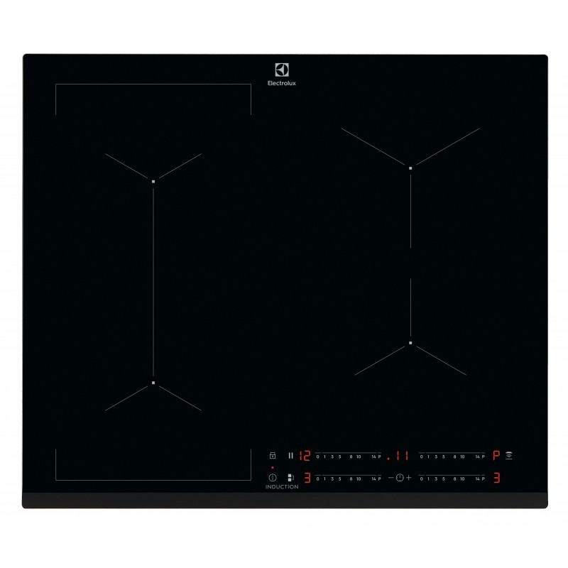 Electrolux LIL63441 Noir Intégré (placement) 60 cm Plaque avec zone à induction 4 zone(s)