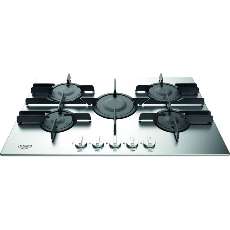 Hotpoint FTGHL 751 D IX HA hob Stainless steel Built-in 75 cm Gas 5 zone(s)