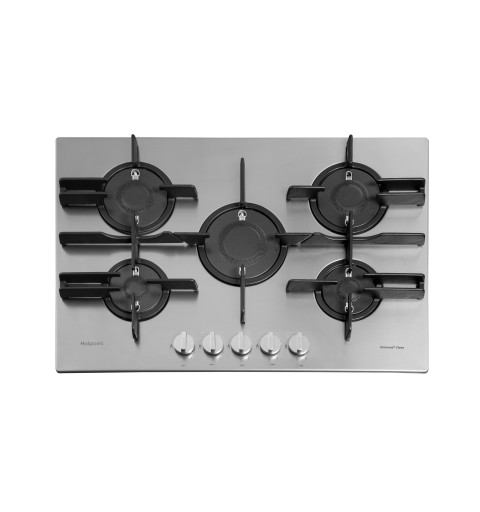 Hotpoint FTGHL 751 D IX HA hob Stainless steel Built-in 75 cm Gas 5 zone(s)