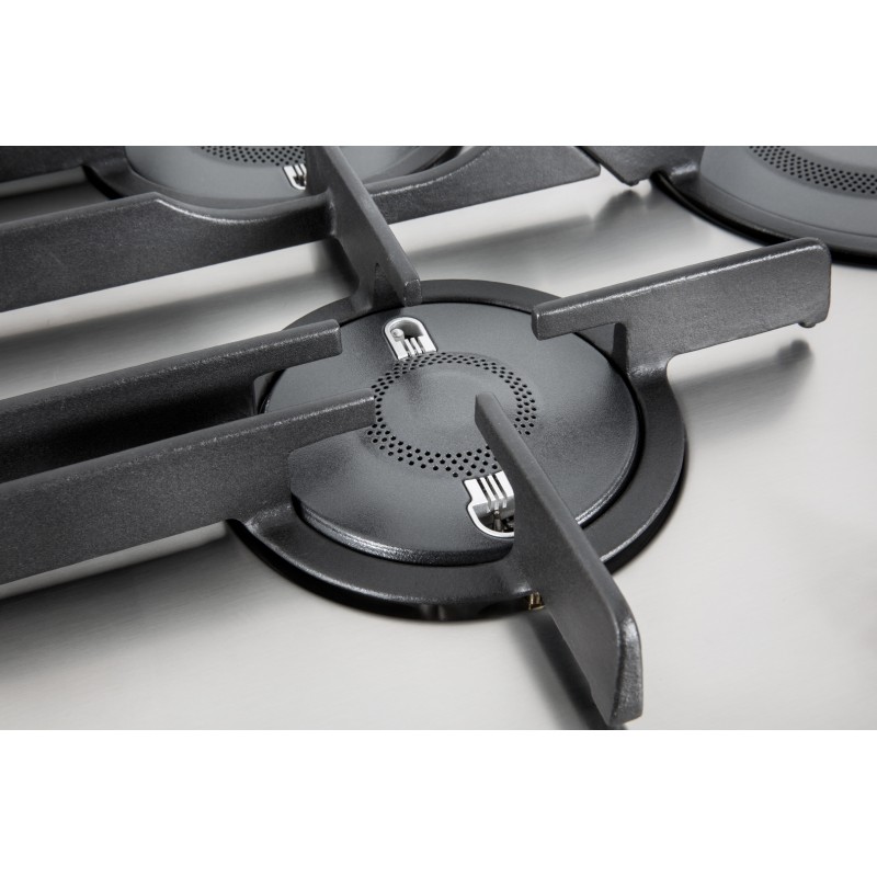 Hotpoint FTGHL 751 D IX HA hobs Acero inoxidable Integrado 75 cm Encimera de gas 5 zona(s)