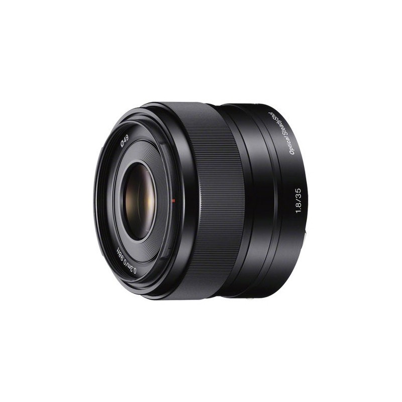 Sony SEL-35F18 Obiettivo a Focale Fissa 35 mm F1.8, Mirrorless APS-C, Attacco E, SEL35F18