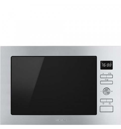 Smeg FMI425X micro-onde Intégré (placement) Micro-ondes grill 25 L 900 W Acier inoxydable