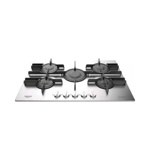 Hotpoint FTGHL 751 D EX HA piano cottura Acciaio inossidabile Da incasso Gas 5 Fornello(i)