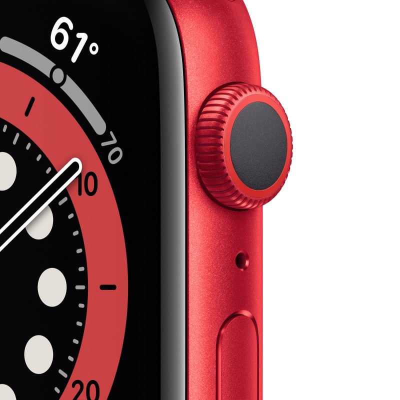 Apple Watch Series 6 44 mm OLED 4G Rojo GPS (satélite)