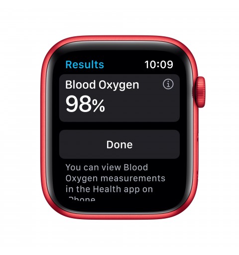 Apple Watch Serie 6 GPS, 44mm in alluminio PRODUCT(RED) con cinturino Sport PRODUCT(RED)
