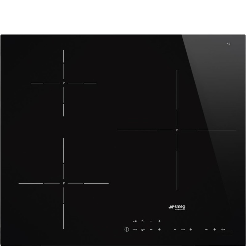 Smeg SI5632D hob Black Built-in Zone induction hob 3 zone(s)