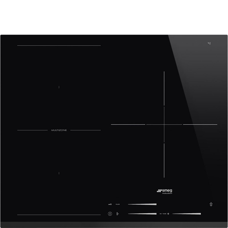 Smeg SI1M7633B plaque Noir Intégré (placement) 60 cm Plaque avec zone à induction 3 zone(s)