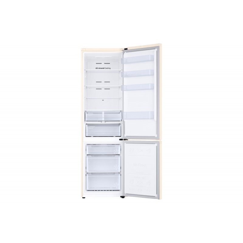 Samsung RB38T603DEL Kühl- und Gefrierkombination Freistehend 385 l D Beige