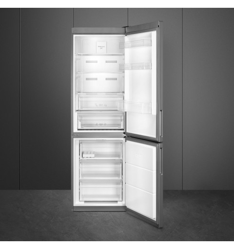 Smeg FC18EN1X fridge-freezer Freestanding 324 L E Stainless steel