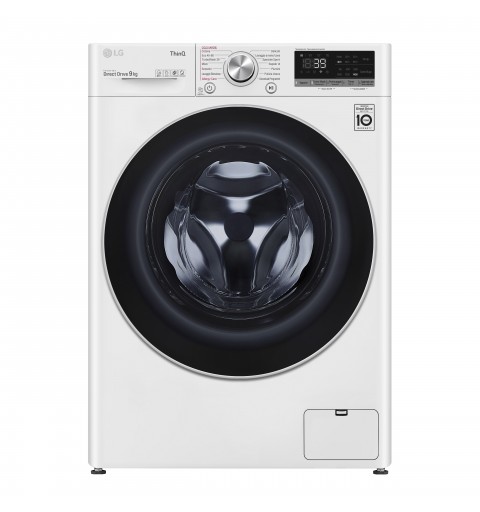 LG F4WV709S1E Lavatrice Intelligente AIDD 9kg Vapore TurboWash 360 1400 Giri min Carica frontale Classe A