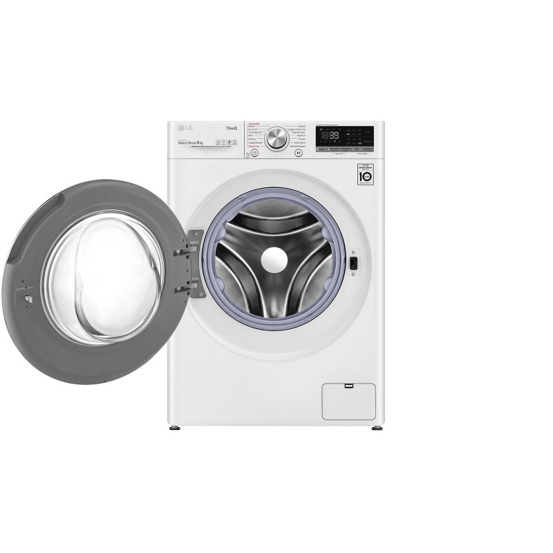 LG F4WV709S1E Lavatrice Intelligente AIDD 9kg Vapore TurboWash 360 1400 Giri min Carica frontale Classe A