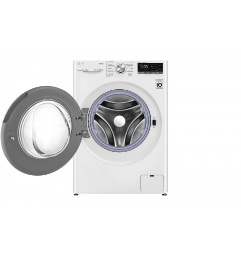 LG F4WV709S1E Lavatrice Intelligente AIDD 9kg Vapore TurboWash 360 1400 Giri min Carica frontale Classe A