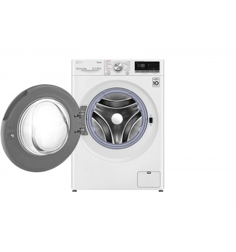 LG F4WV709S1E machine à laver Charge avant 9 kg 1400 tr min A Blanc