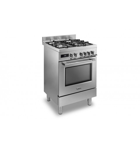 De’Longhi PRO 66 MX P Küchenherd Freistehender Kocher Gaskochfeld Edelstahl A