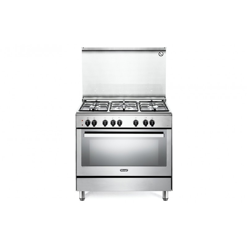De’Longhi PEMX 96 ED cooker Freestanding cooker Gas Stainless steel A