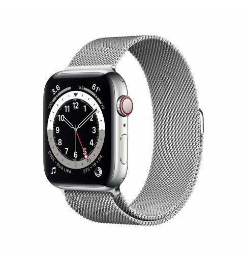 Apple Watch Series 6 44 mm OLED 4G Silber GPS