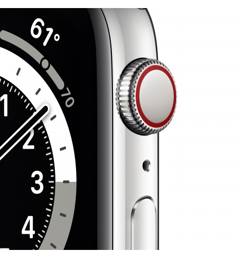 Apple Watch Series 6 44 mm OLED 4G Plata GPS (satélite)