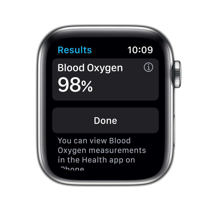 Apple Watch Series 6 44 mm OLED 4G Plata GPS (satélite)