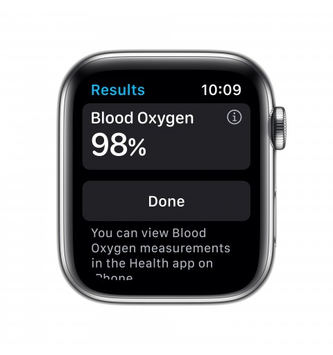 Apple Watch Series 6 44 mm OLED 4G Plata GPS (satélite)