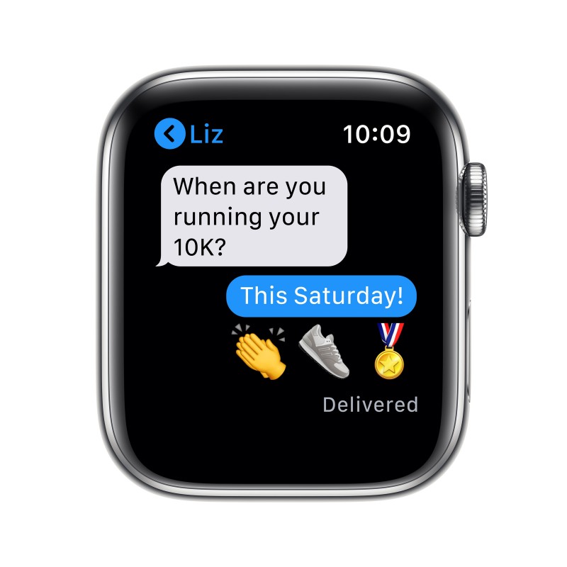 Apple Watch Series 6 44 mm OLED 4G Plata GPS (satélite)