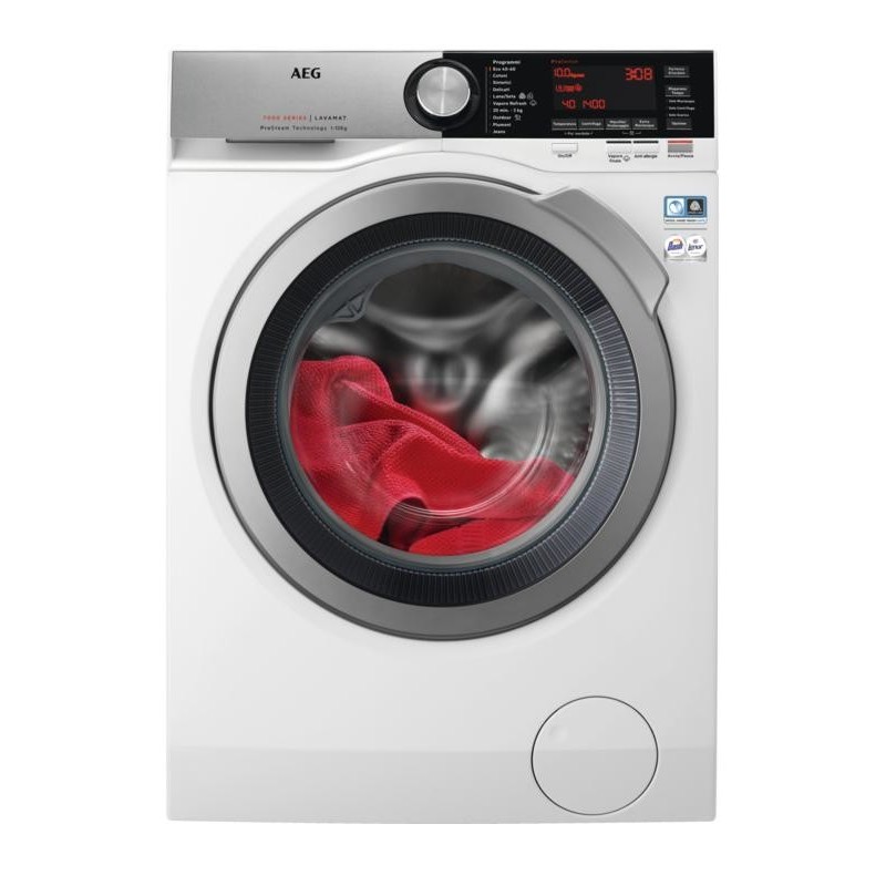 AEG L7FEC14SX machine à laver Charge avant 10 kg 1400 tr min A Blanc