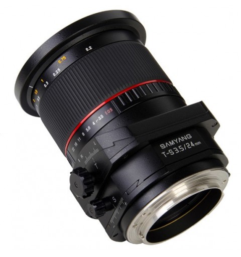 Samyang T-S 24mm 1 3.5 ED AS UMC SLR Tilt-shift lens Black