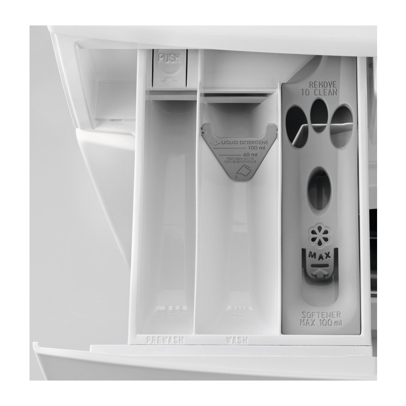 Electrolux EW7W474BI lavasciuga Da incasso Caricamento frontale Bianco E