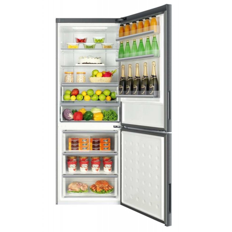 Haier C3FE844CGJ fridge-freezer Freestanding 459 L D Silver