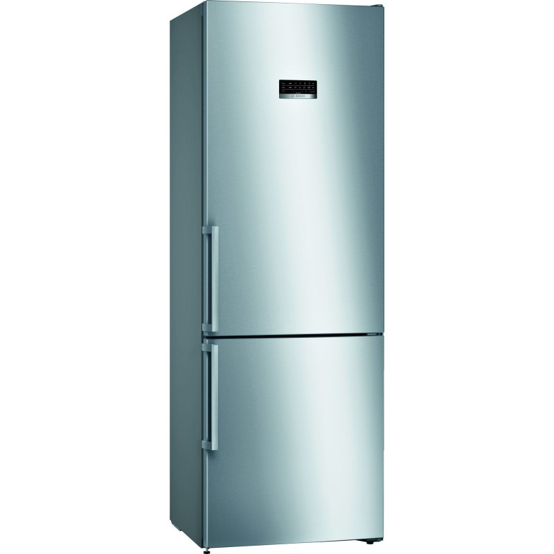 Bosch Serie 4 KGN49XIDP frigorifero con congelatore Libera installazione 438 L D Acciaio inossidabile