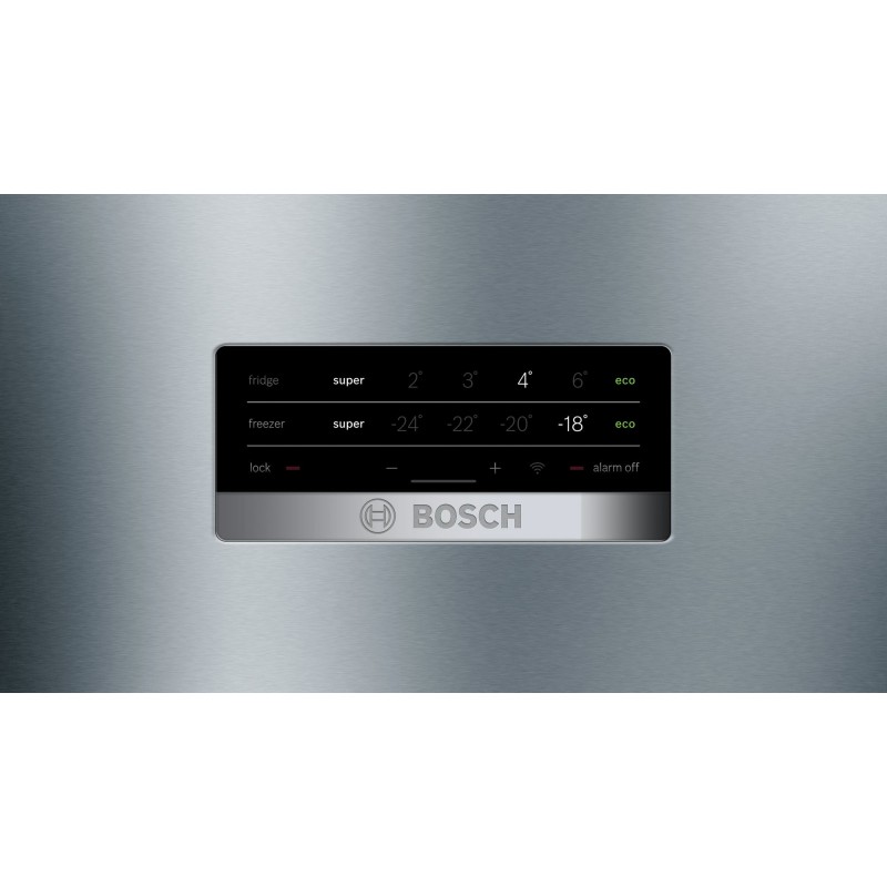 Bosch Serie 4 KGN49XIDP frigorifero con congelatore Libera installazione 438 L D Acciaio inossidabile