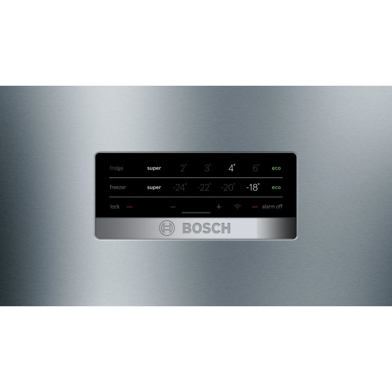 Bosch Serie 4 KGN49XIDP nevera y congelador Independiente 438 L D Acero inoxidable