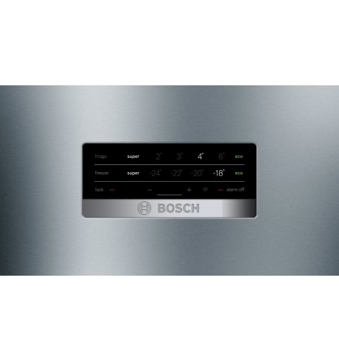 Bosch Serie 4 KGN49XIDP fridge-freezer Freestanding 438 L D Stainless steel