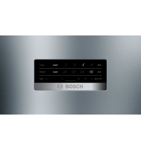 Bosch Serie 4 KGN49XIDP frigorifero con congelatore Libera installazione 438 L D Acciaio inossidabile