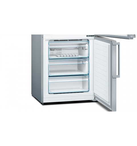 Bosch Serie 4 KGN49XIDP fridge-freezer Freestanding 438 L D Stainless steel