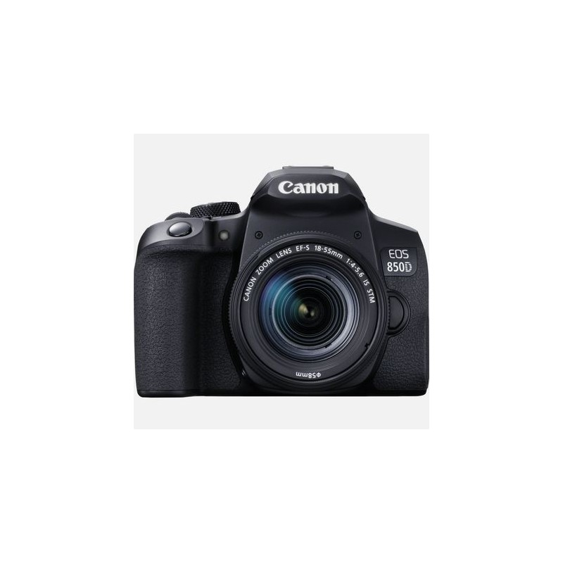 Canon EOS 850D SLR-Kamera-Set 24,1 MP CMOS 6000 x 4000 Pixel Schwarz