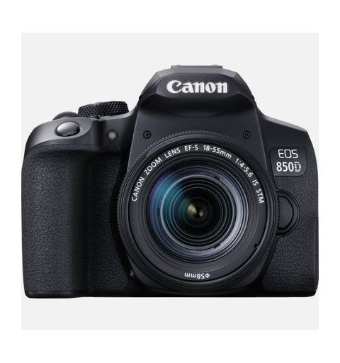 Canon EOS 850D SLR-Kamera-Set 24,1 MP CMOS 6000 x 4000 Pixel Schwarz