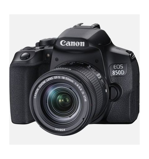 Canon EOS 850D SLR-Kamera-Set 24,1 MP CMOS 6000 x 4000 Pixel Schwarz