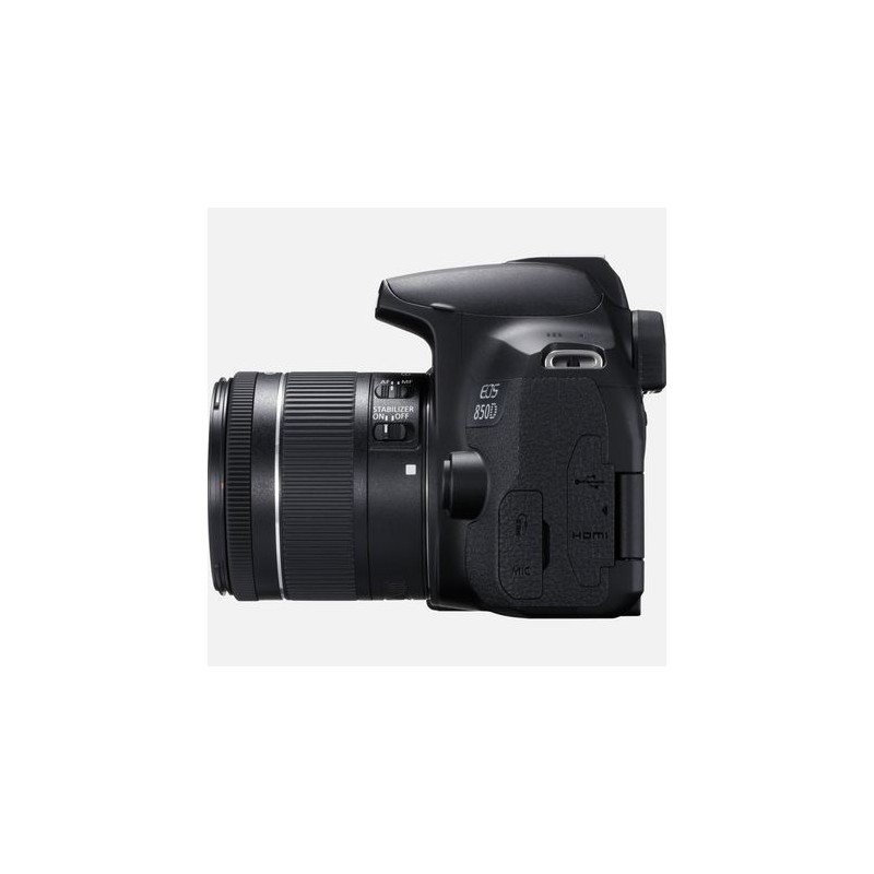 Canon EOS 850D SLR-Kamera-Set 24,1 MP CMOS 6000 x 4000 Pixel Schwarz