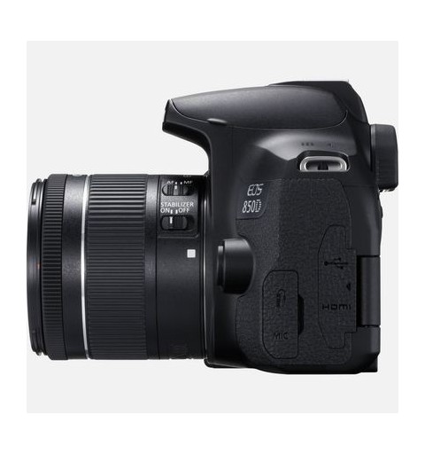 Canon EOS 850D Juego de cámara SLR 24,1 MP CMOS 6000 x 4000 Pixeles Negro