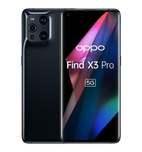 OPPO Find X3 Pro Smartphone 5G, Qualcomm 888, Display 6.7''QHD+AMOLED 120Hz, 4 Fotocamere 2*50MP, RAM 12GB+ROM 256GB, 4500mAh,